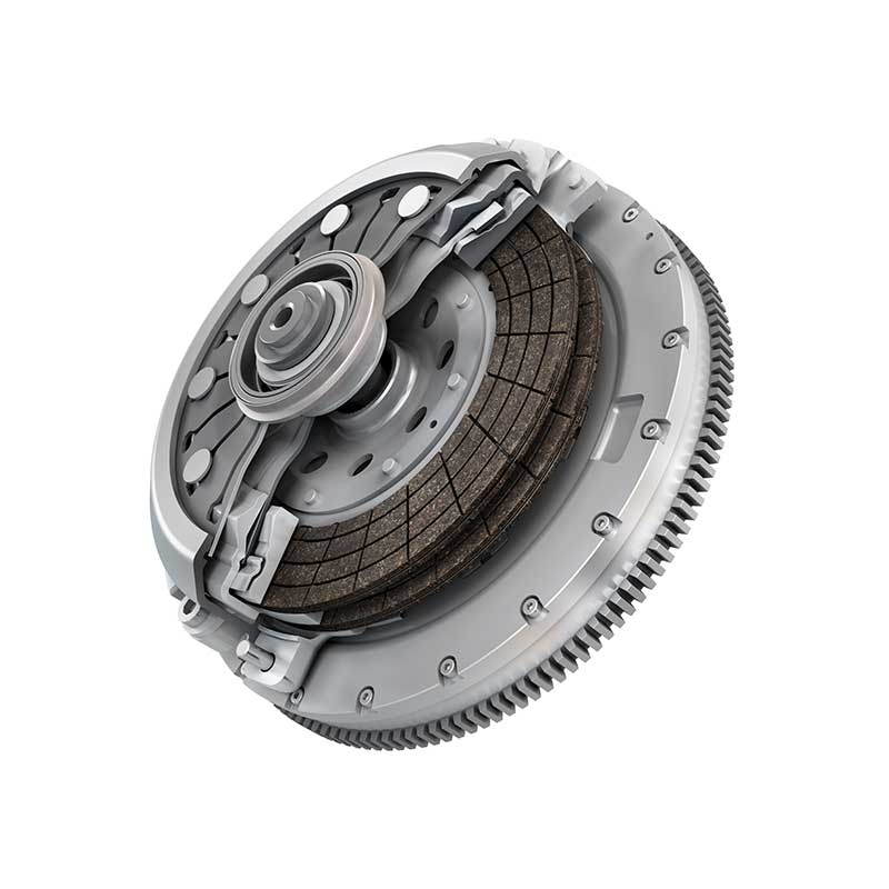 Dual dry transmission clutch for automotive by Valeo